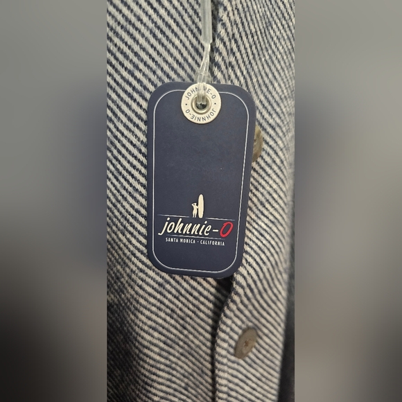 Johnnie O Carl Stretch Flannel Lodge Shirt Men's Size Medium - Picture 11 of 13